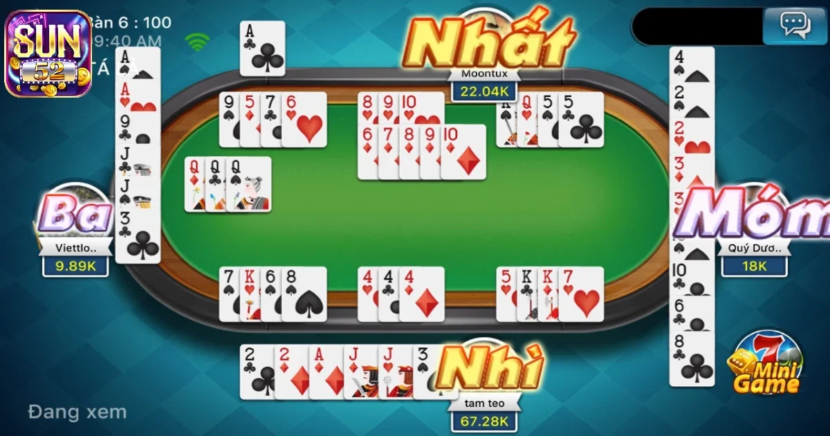 Game bài Phỏm Sun52 cùng cơ hội nhận thưởng siêu hấp dẫn 1 Tìm hiểu sức hút của game bài Phỏm Sun52