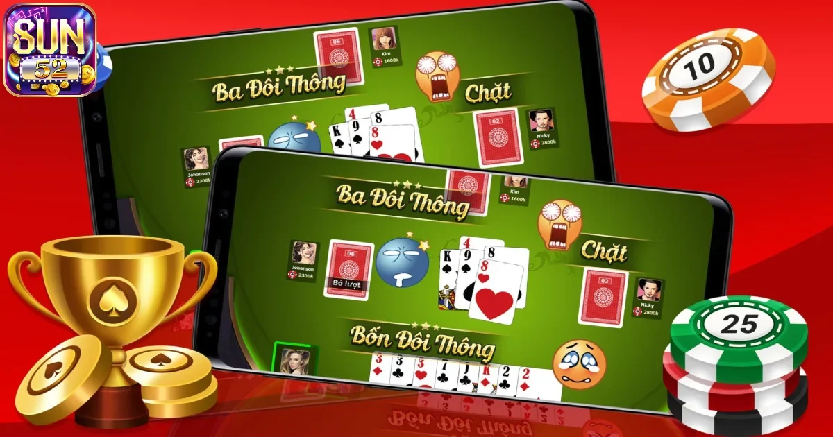 Bí kíp chơi game bài Tiến Lên Sun52 cùng mức đổi thưởng lớn 1 Game bài Tiến Lên Sun52 có gì nổi bật?