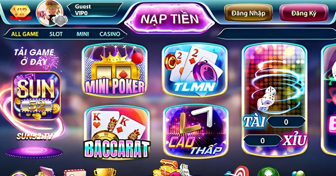 Sun52 - Tải Game Đổi Thưởng Uy Tín, Đỉnh Cao 2025 23 Tổng quan về cổng game bài SUN52