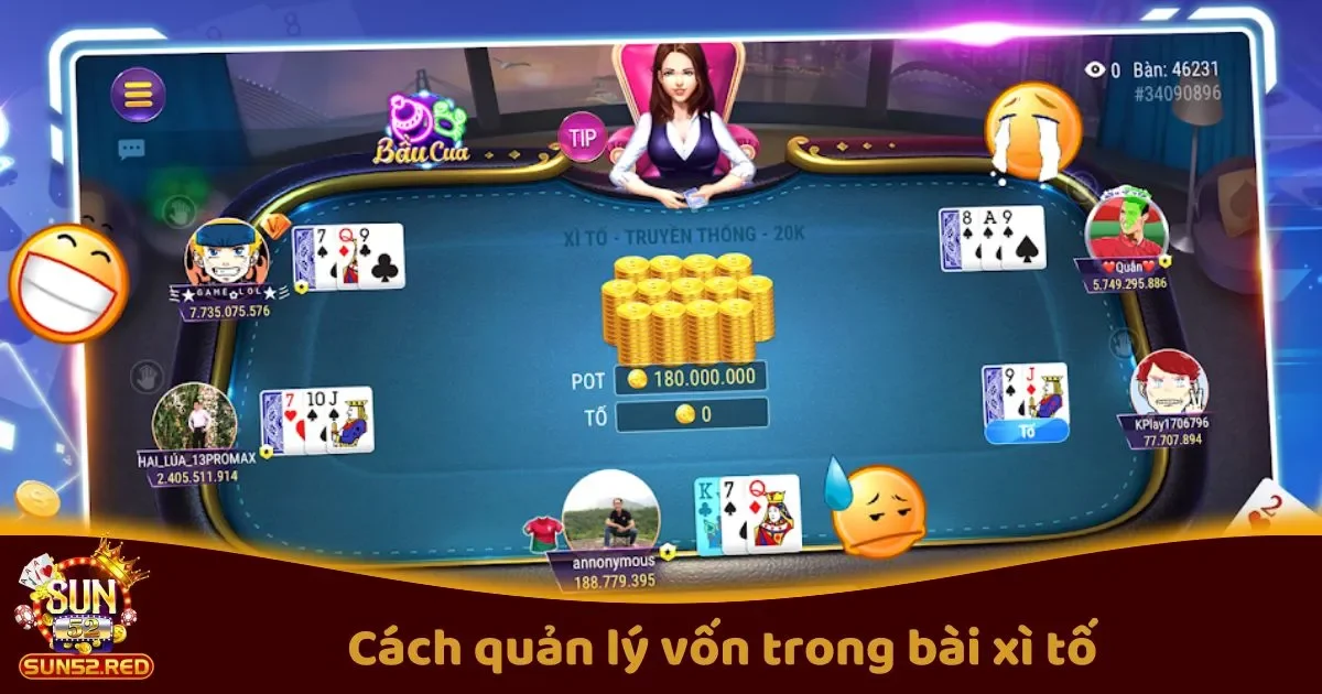Cách Quản Lý Vốn Trong Bài Xì Tố Hiệu Quả Trên Sun52 2 Hướng Dẫn Quản Lý Vốn Hiệu Quả Khi Chơi Bài Xì Tố Tại Sun52